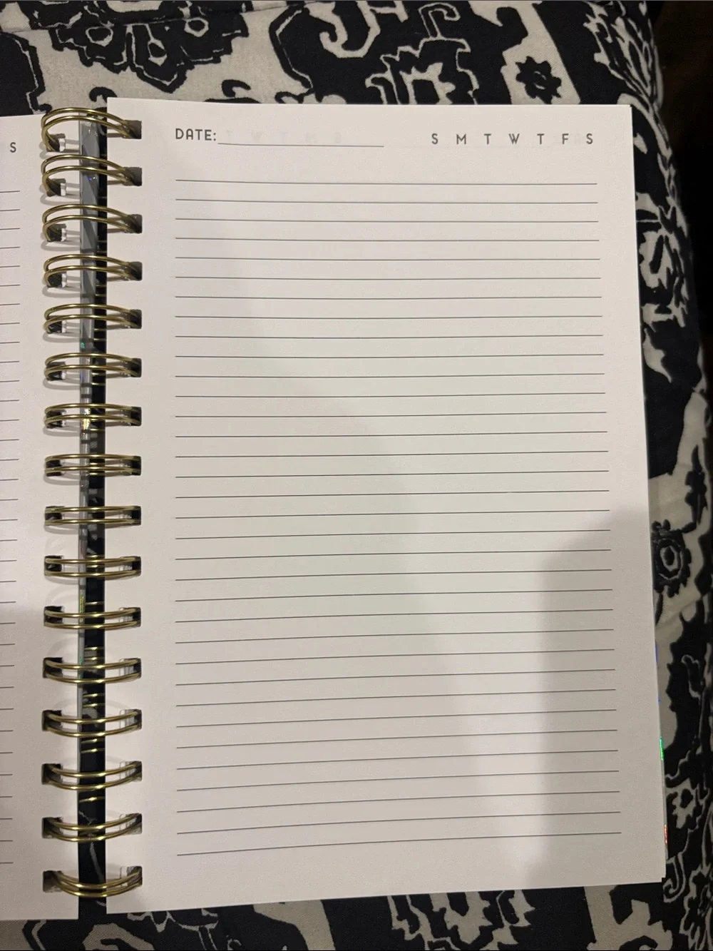 Catch flights, not feelings holographic notebook - Red & Black cover